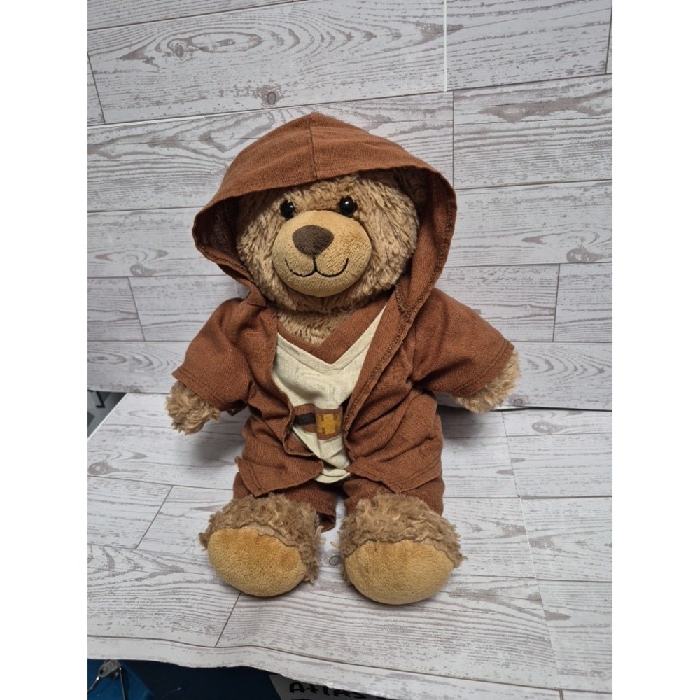 Build a Bear (BAB) Star Wars Jedi Obi Wan KenObi Stuffed Bear Plush